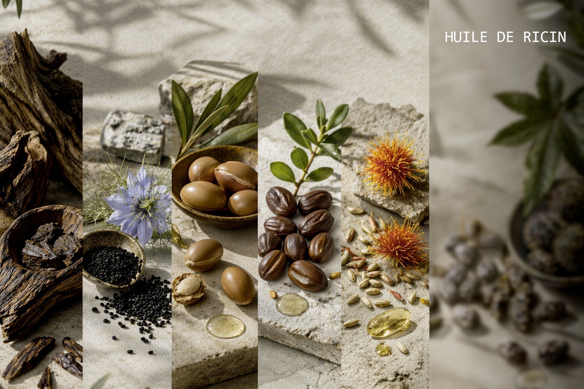 Huile de ricin vs huiles précieuses LPDLB : le match ultime pour la pousse de la barbe