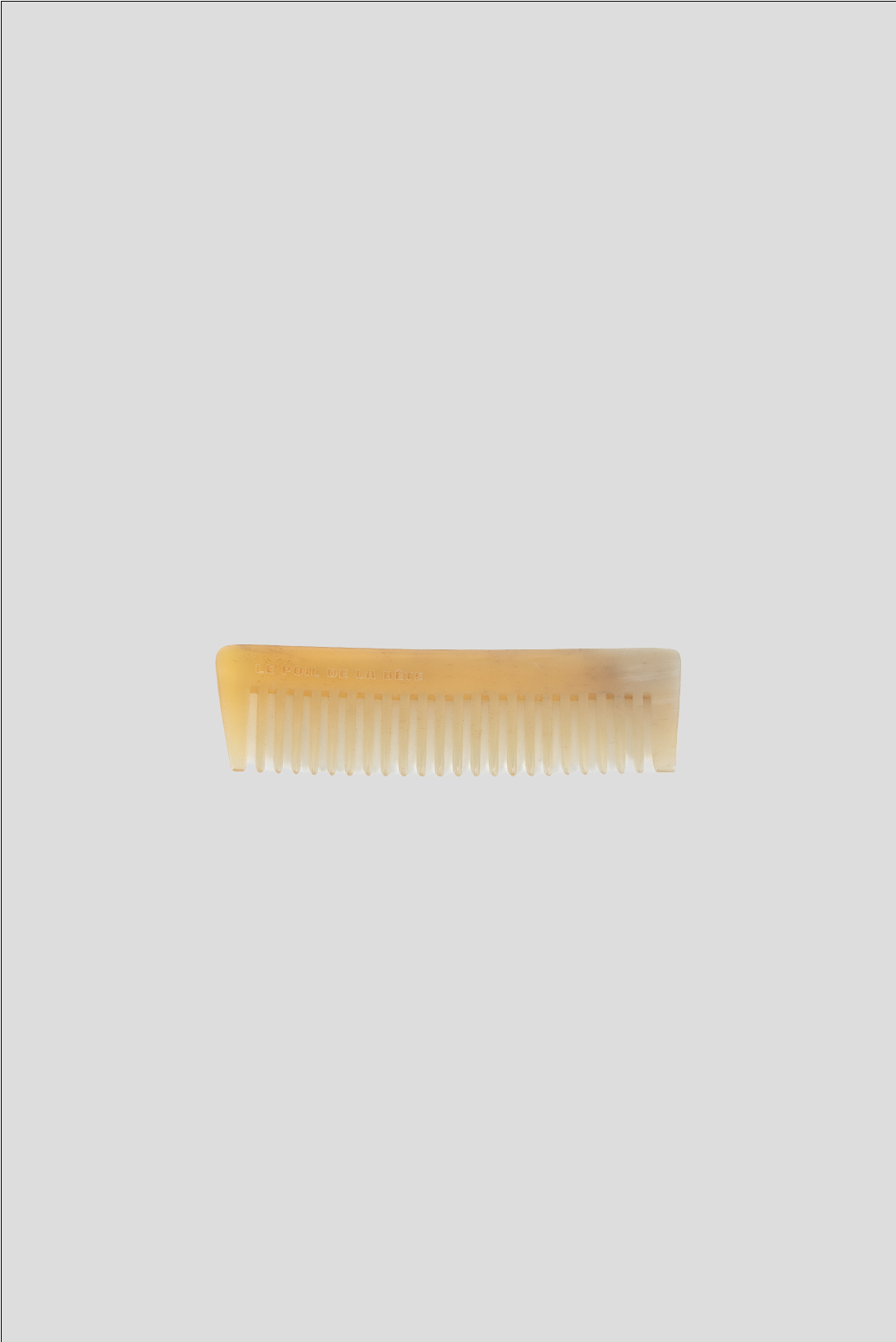 Peigne à barbe en bois